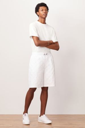 FILA Bahati Shorts White,Mens Clothing | CA.ROUISK754